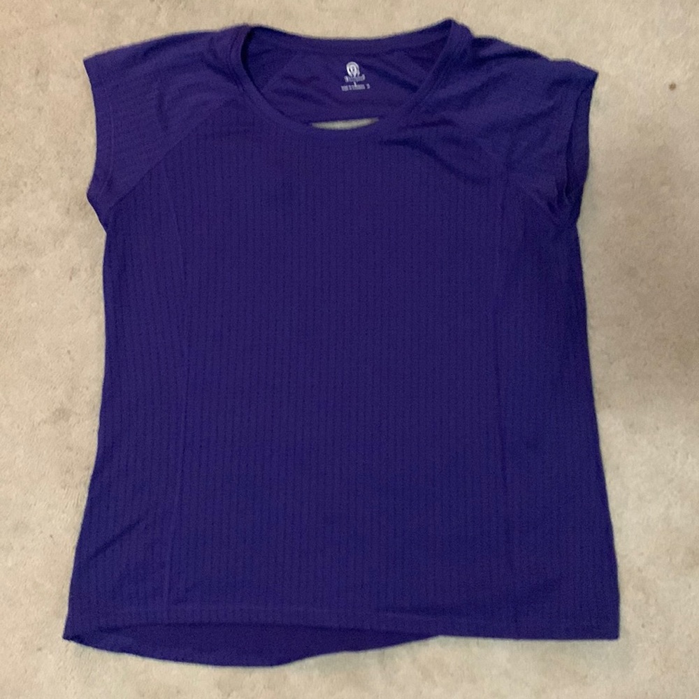 Champion workout tank top, purple, size small